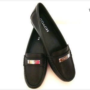 COACH FREDRICA BLACK LOAFERS